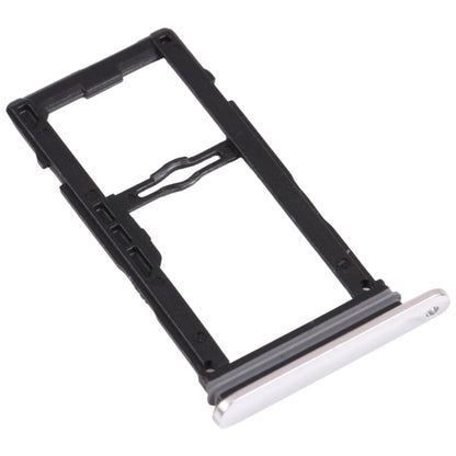 Nano SIM Card Tray + Nano SIM Card Tray / Micro SD Card Tray for LG G8S ThinQ LMG810, LM-G810, LMG810EAW, For LG G8S ThinQ