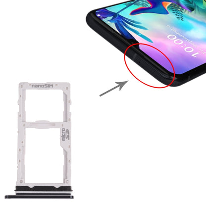 Nano SIM Card Tray + Micro SD Card Tray for LG G8X ThinQ / V50S ThinQ 5G LM-V510N, LMG850EMW, LM-G850, For LG G8X ThinQ / V50S ThinQ 5G