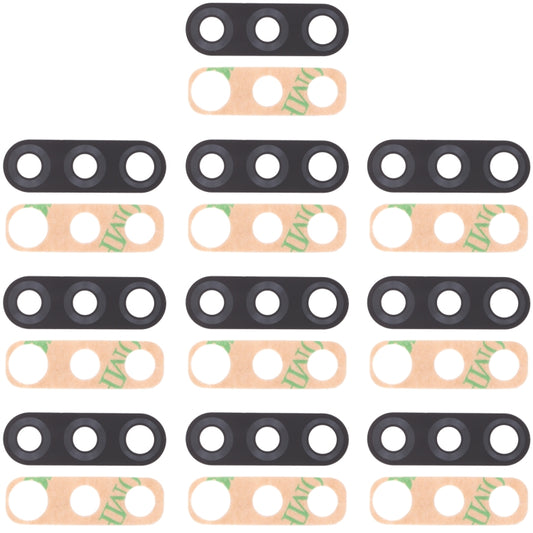 10 PCS Back Camera Lens for LG K50S LMX540HM, LM-X540, LM-X540BMW, LMX540BMW, For LG K50S