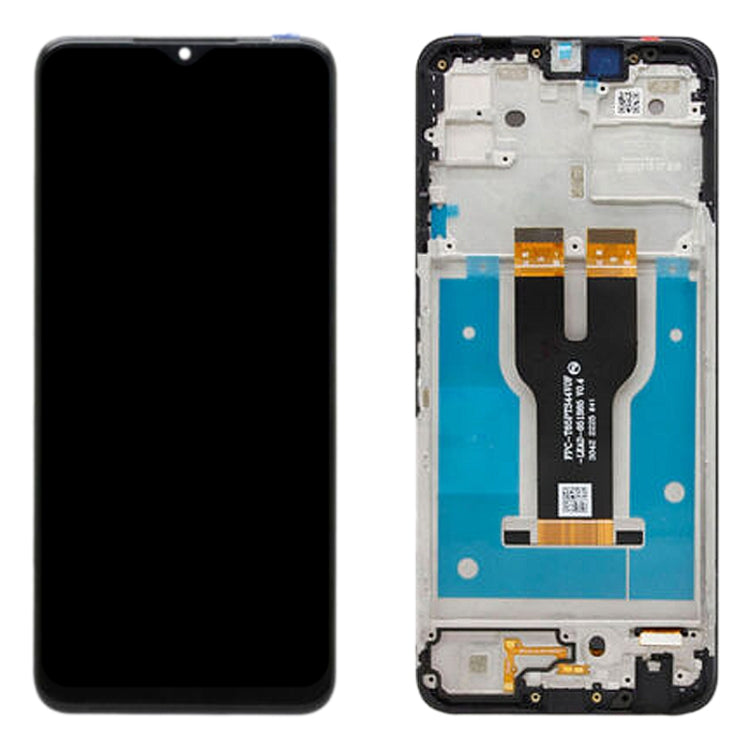 LCD Screen For T-Mobile Revvl 6 Digitizer Full Assembly with Frame, For T-Mobile Revvl 6(with Frame)
