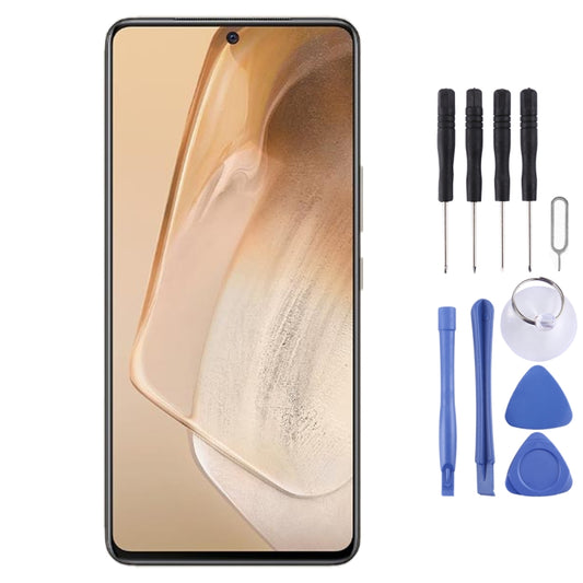 Original AMOLED Material LCD Screen and Digitizer Full Assembly for Vivo iQOO Neo5 V2055A, For Vivo iQOO Neo5