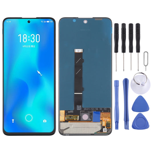 Original OLED Material LCD Screen and Digitizer Full Assembly for Meizu 18x, For Meizu 18x