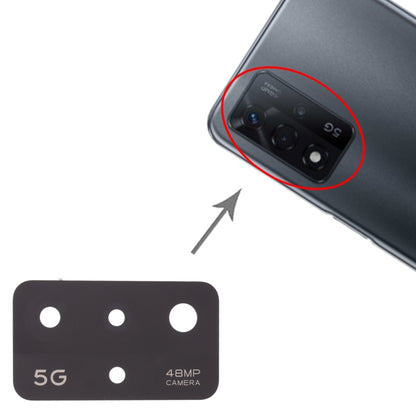 For OPPO A93s 5G PFGM00 10pcs Back Camera Lens, For OPPO A93s 5G