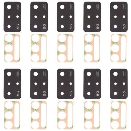 For OPPO A93s 5G PFGM00 10pcs Back Camera Lens, For OPPO A93s 5G