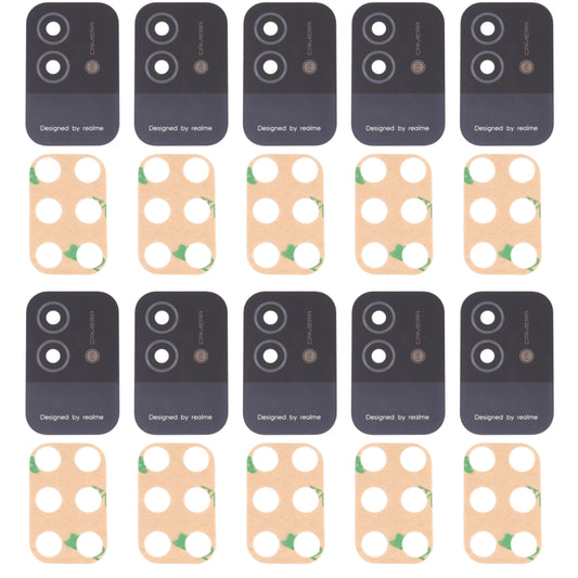 For OPPO Realme Narzo 50i RMX3235 10pcs Back Camera Lens, For OPPO Realme Narzo 50i, For OPPO Realme Narzo 50i(Green)