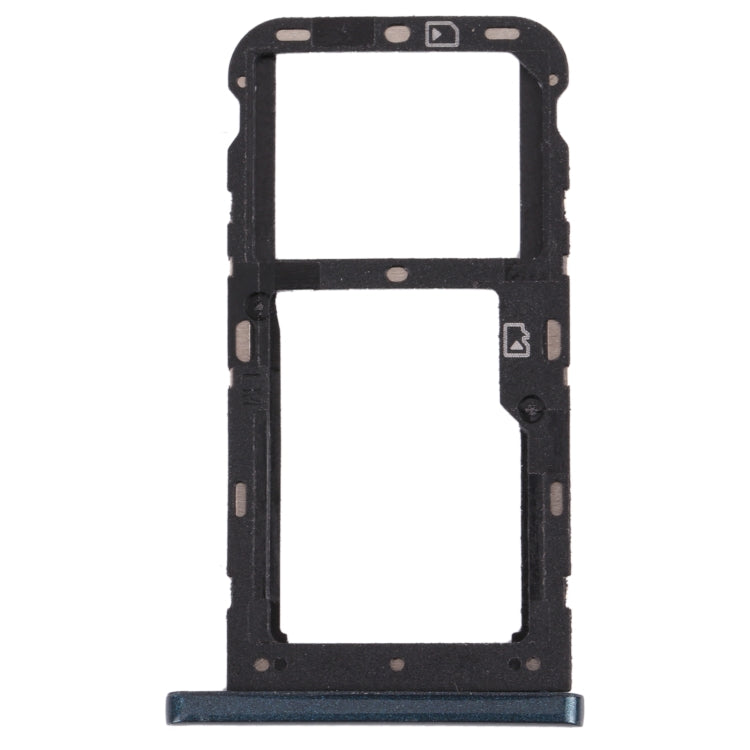 SIM Card Tray + SIM Card Tray / Micro SD Card Tray for ZTE Blade V10 Vita, For ZTE Blade V10 Vita(Dark Green), For ZTE Blade V10 Vita