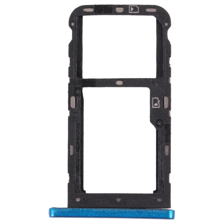 SIM Card Tray + SIM Card Tray / Micro SD Card Tray for ZTE Blade V10 Vita, For ZTE Blade V10 Vita(Dark Green), For ZTE Blade V10 Vita
