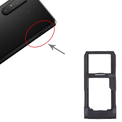 SIM Card Tray + SIM Card Tray / Micro SD Card Tray for Sony Xperia 1 II / Xperia 5 II / Xperia 10 II, For Sony Xperia 1 II / Xperia 5 II / Xperia 10 II