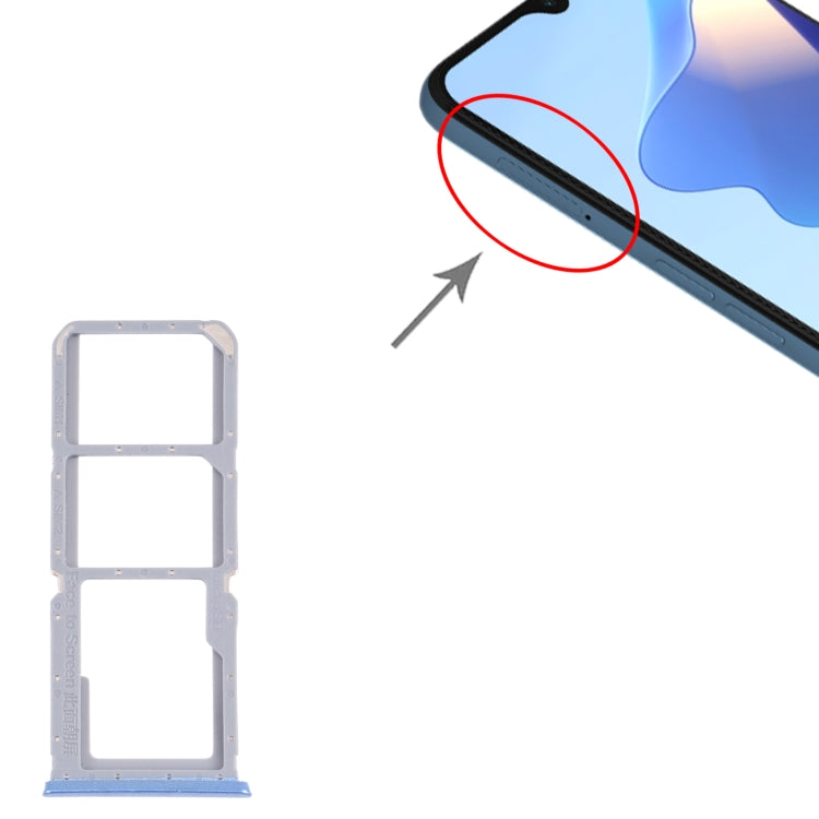 For OPPO A54S CPH2273  SIM Card Tray + SIM Card Tray + Micro SD Card Tray, For OPPO A54S