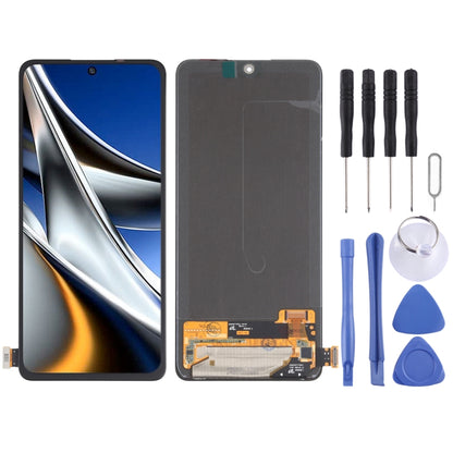 AMOLED Material Original LCD Screen and Digitizer Full Assembly for Xiaomi Poco X4 Pro 5G, For Xiaomi Poco X4 Pro 5G(AMOLED)