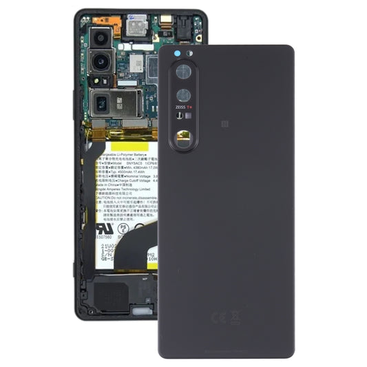 Original Battery Back Cover with Camera Lens Frame for Sony Xperia 1 III, For Sony Xperia 1 III(Original)