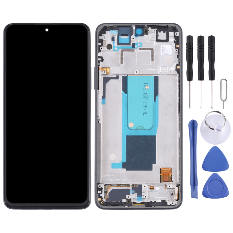 Original LCD Screen and Digitizer Full Assembly with Frame for Xiaomi Redmi Note 11 Pro China/Redmi Note 11 Pro+ 5G/11i/11i HyperCharge, For Xiaomi Redmi Note 11 Pro China(Original)