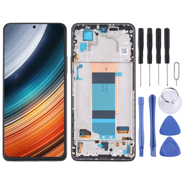 Original LCD Screen and Digitizer Full Assembly with Frame for Xiaomi Redmi K40S