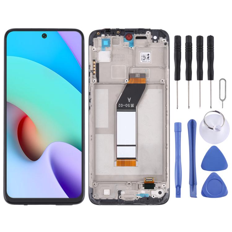 Original LCD Screen and Digitizer Full Assembly with Frame for Xiaomi Redmi Note 11 4G 21121119SC, For Xiaomi Redmi Note 11 4G 21121119SC (Original)