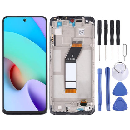 Original LCD Screen and Digitizer Full Assembly with Frame for Xiaomi Redmi Note 11 4G 21121119SC, For Xiaomi Redmi Note 11 4G 21121119SC (Original)