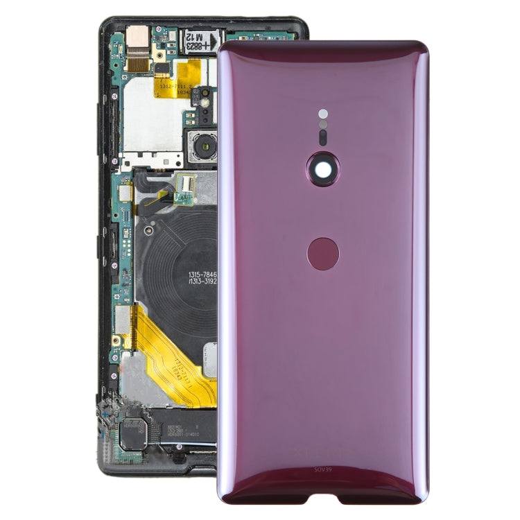 Original Battery Back Cover with Fingerprint for Sony Xperia XZ3, For Sony Xperia XZ3(Original), For Sony XPeria XZ3
