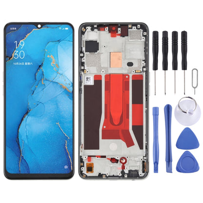 Original LCD Screen and Digitizer Full Assembly with Frame For OPPO Reno3 5G/Reno3 Youth/F15/Find X2 Lite/K7 5G, For OPPO Reno3 5G/Reno3 Youth/F15/Find X2 Lite/K7 5G, For OPPO Reno3 5G