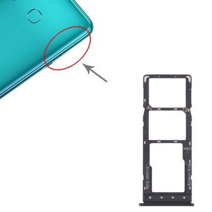 For Infinix S4 X626 SIM Card Tray + SIM Card Tray + Micro SD Card Tray