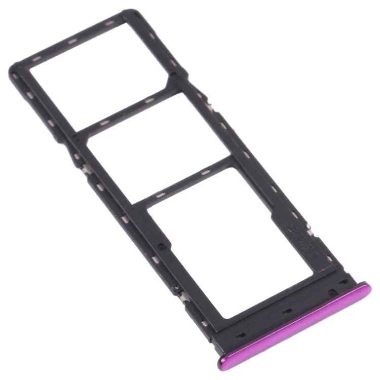 For Infinix S5 Lite X652B X652C SIM Card Tray + SIM Card Tray + Micro SD Card Tray