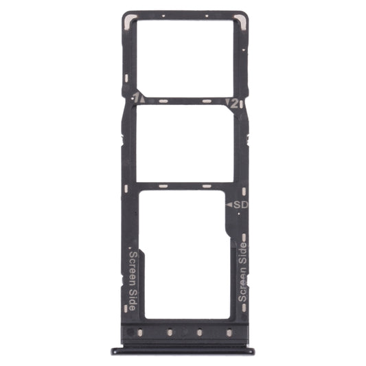 For Infinix Zero 8 X687 SIM Card Tray + SIM Card Tray + Micro SD Card Tray