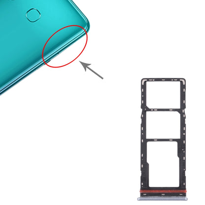For Infinix Zero 8i X687B SIM Card Tray + SIM Card Tray + Micro SD Card Tray, For Infinix Zero 8i