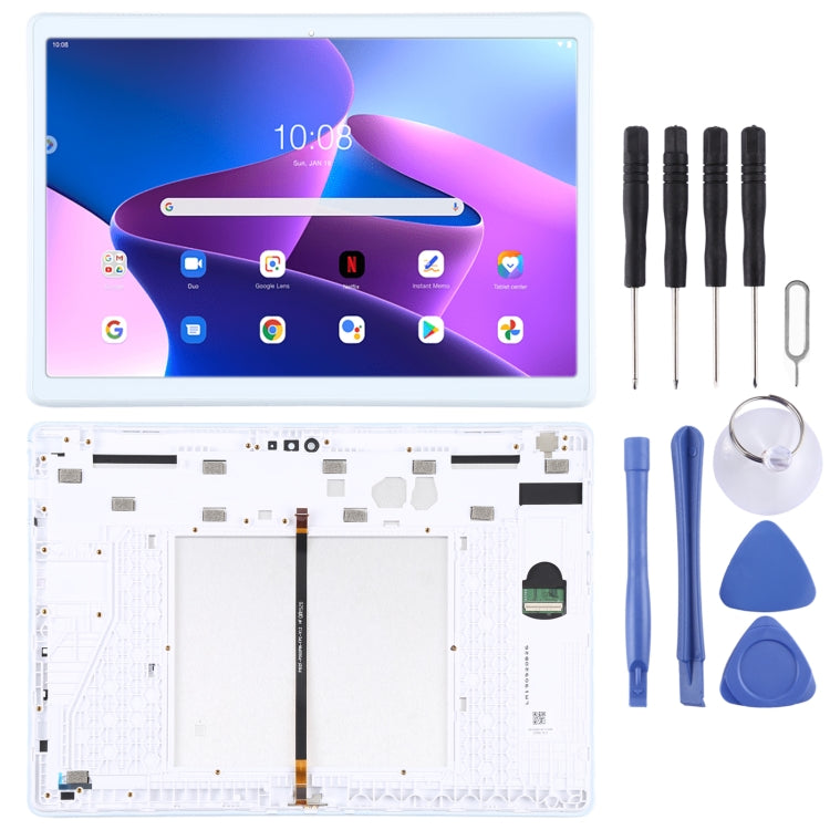 LCD Screen and Digitizer Full Assembly with Frame for Lenovo Tab 5 Plus/M10 TB-X605L TB-X605F TB-X605M TB-X605