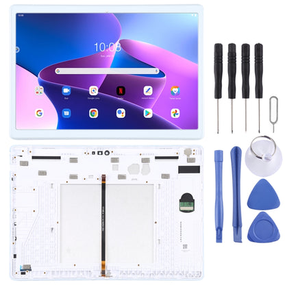 LCD Screen and Digitizer Full Assembly with Frame for Lenovo Tab 5 Plus/M10 TB-X605L TB-X605F TB-X605M TB-X605