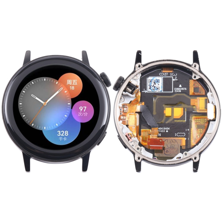 Original LCD Screen and Digitizer Full Assembly With Frame for Huawei Watch GT 3 42mm MIL-B19, For Huawei Watch GT 3 42mm(Silver), For Huawei Watch GT 3 42mm