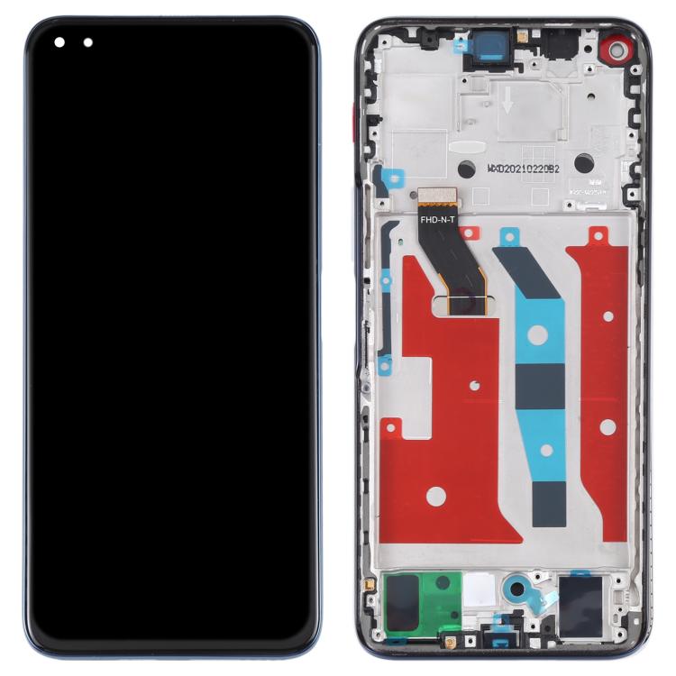 Original LCD Screen and Digitizer Full Assembly with Frame for Huawei Nova 8i, For Huawei Nova 8i