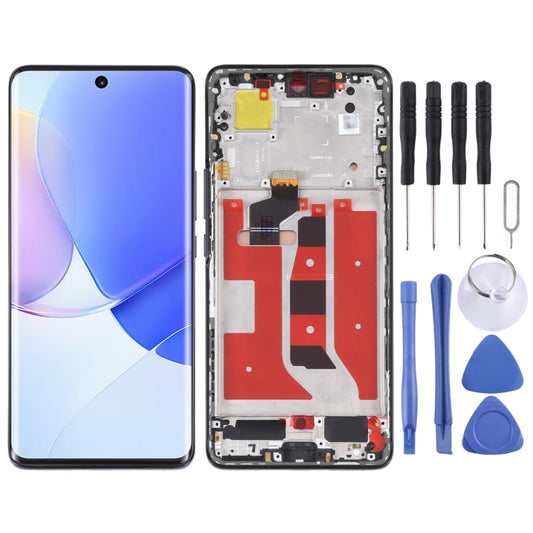 Original LCD Screen and Digitizer Full Assembly with Frame for Huawei Nova 9