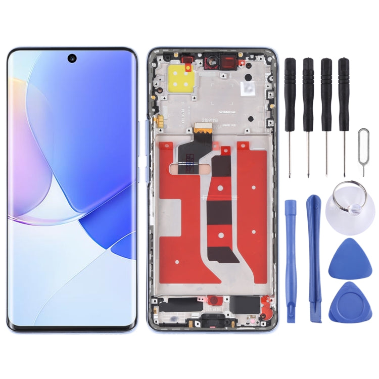 Original LCD Screen and Digitizer Full Assembly with Frame for Huawei Nova 9, For Huawei Nova 9