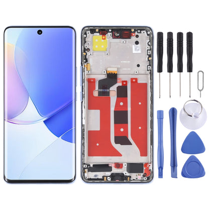 Original LCD Screen and Digitizer Full Assembly with Frame for Huawei Nova 9, For Huawei Nova 9