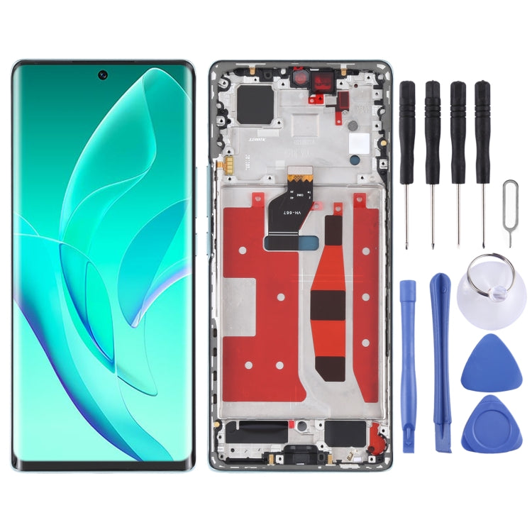 Original LCD Screen and Digitizer Full Assembly with Frame for Honor 60, For Honor 60 (OLED), For Honor 60