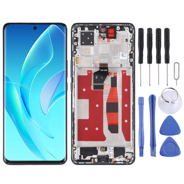 Original LCD Screen and Digitizer Full Assembly with Frame for Honor 60 Pro, For Honor 60 Pro (Original), For Honor 60 Pro
