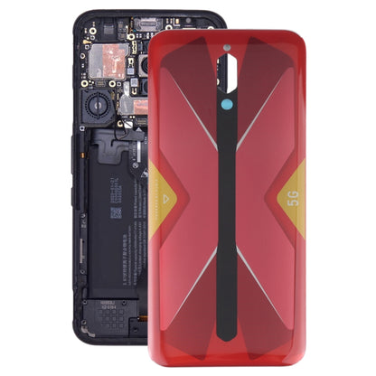 Battery Glass Back Cover for ZTE Nubia RedMagic 5G NX659J, For ZTE Nubia RedMagic 5G(Red)