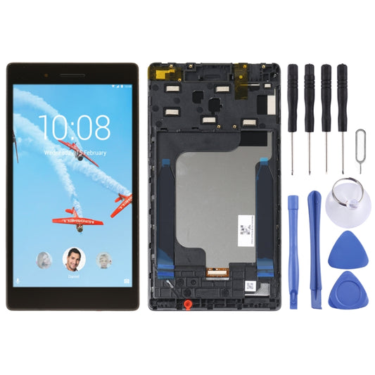 Original LCD Screen For Lenovo Tab 7 Essential TB-7304X TB-7304F TB-7304i TB-7304 Digitizer Full Assembly with Frame, For Lenovo Tab 7 Essential