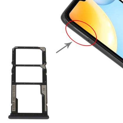 SIM Card Tray + SIM Card Tray + Micro SD Card Tray For Xiaomi Redmi 10C/Redmi 10 India/Poco C40