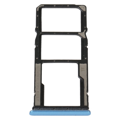 SIM Card Tray + SIM Card Tray + Micro SD Card Tray For Xiaomi Redmi 10A, For Xiaomi Redmi 10A
