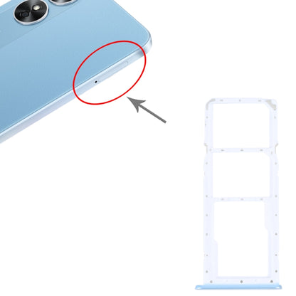 For OPPO A17 SIM Card Tray + SIM Card Tray + Micro SD Card Tray, For OPPO A17