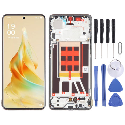 Original LCD Screen For OPPO Reno9 Pro Digitizer Full Assembly with Frame