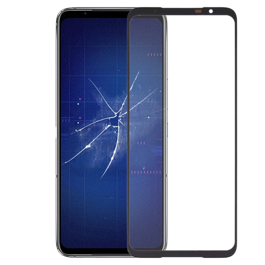 For Asus ROG Phone 6 AI2201-C AI2201-F Front Screen Outer Glass Lens with OCA Optically Clear Adhesive, For Asus ROG Phone 6