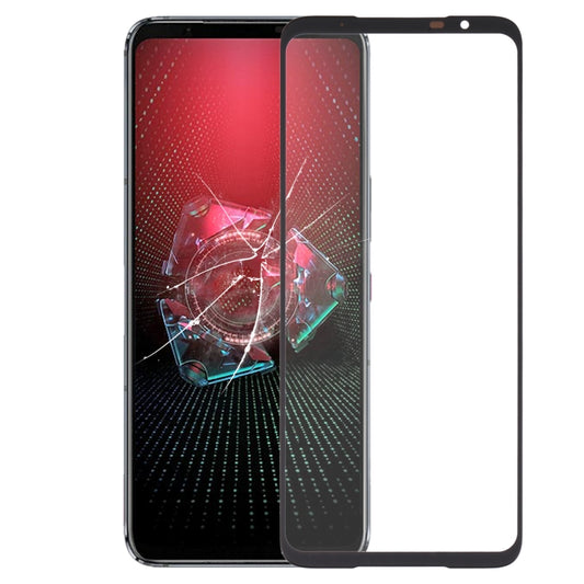 For Asus ROG Phone 5 Pro ZS673KS Front Screen Outer Glass Lens with OCA Optically Clear Adhesive, For Asus ROG Phone 5 Pro
