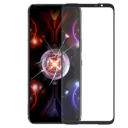 For Asus ROG Phone 5S / 5S Pro ZS676KS Front Screen Outer Glass Lens with OCA Optically Clear Adhesive, For Asus ROG Phone 5S / 5S Pro
