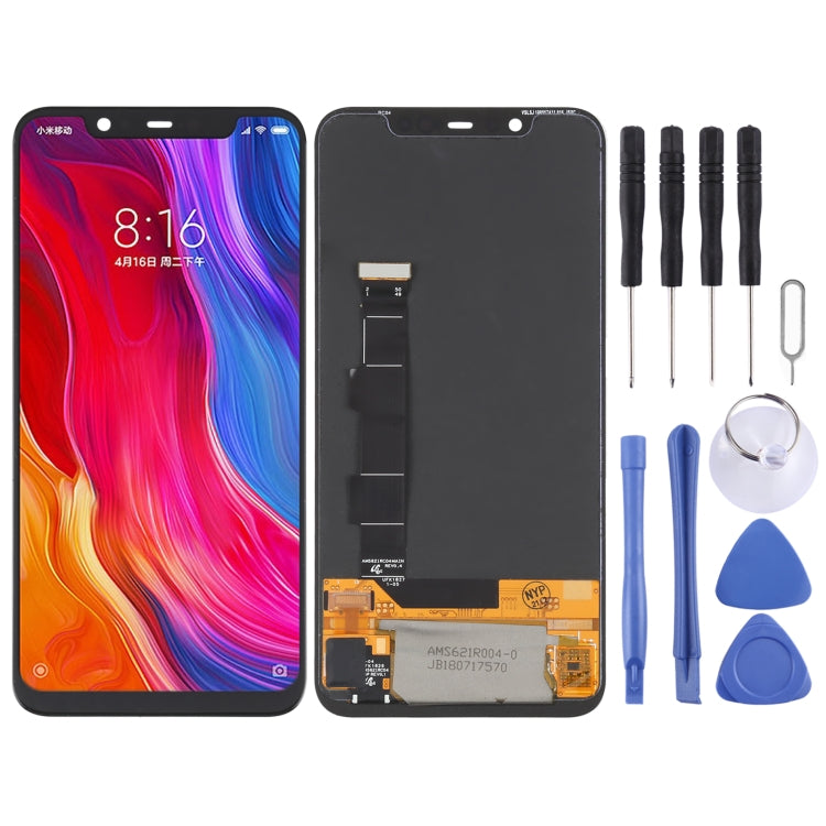 Original OLED LCD Screen For Xiaomi Mi 8 with Digitizer Full Assembly, For Xiaomi Mi 8(Original)