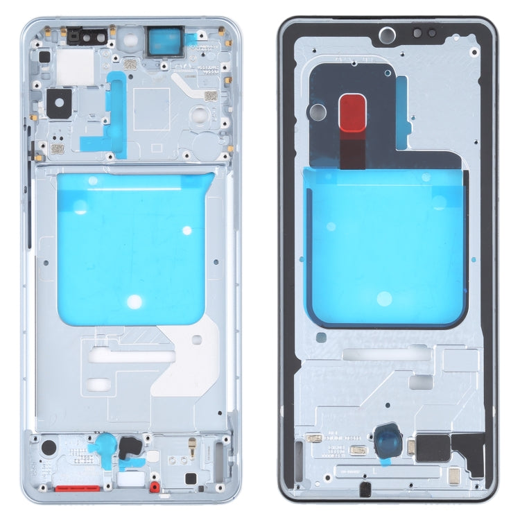 For vivo iQOO 7 Original Front Housing LCD Frame Bezel Plate, For vivo iQOO 7 (Silver), For vivo iQOO 7 (Blue)