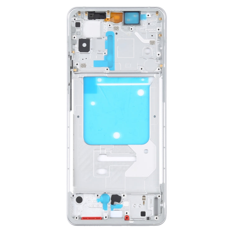For vivo iQOO 7 Original Front Housing LCD Frame Bezel Plate, For vivo iQOO 7 (Silver), For vivo iQOO 7 (Blue)
