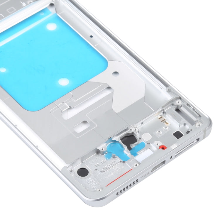 For vivo iQOO 7 Original Front Housing LCD Frame Bezel Plate, For vivo iQOO 7 (Silver), For vivo iQOO 7 (Blue)