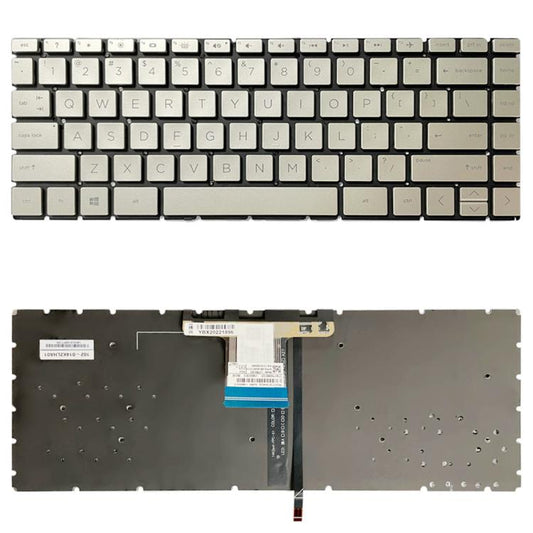 US Version Keyboard with Backlight For HP Pavilion x360 14-CE 14-DH 14-cd 14m-cd 14t-cd 14-CE000 L47854-171, For HP Pavilion x360 (Gold), For HP Pavilion x360  (Silver)