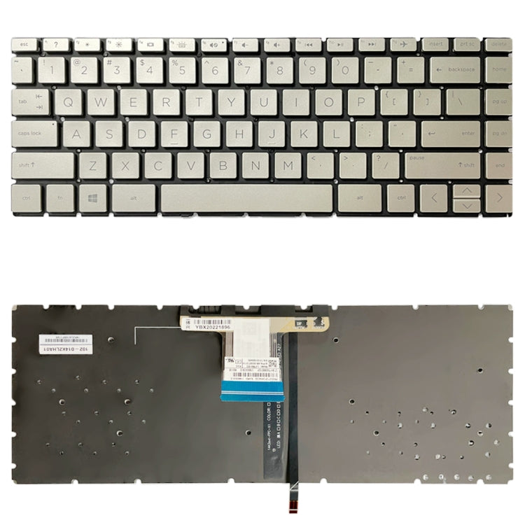 US Version Keyboard with Backlight For HP Pavilion x360 14-CE 14-DH 14-cd 14m-cd 14t-cd 14-CE000 L47854-171, For HP Pavilion x360 (Gold), For HP Pavilion x360  (Silver)