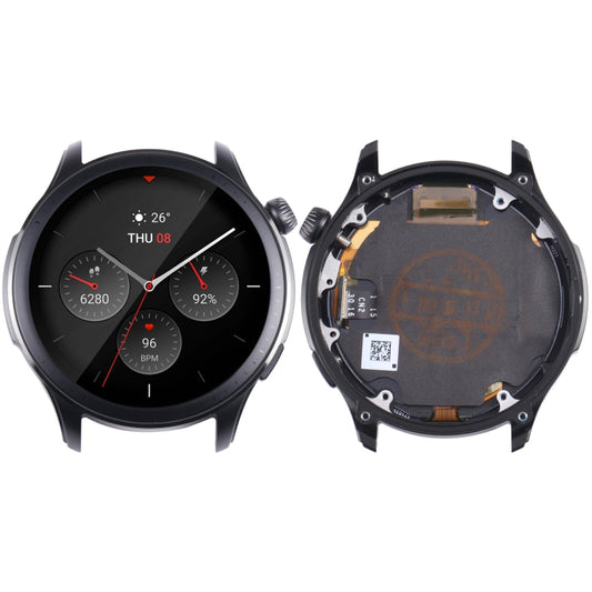 Original LCD Screen For Amazfit GTR 4 Digitizer Full Assembly With Frame